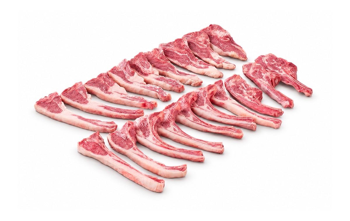 Chuletas de cordero. Imagen ilustrativa retocada con IA