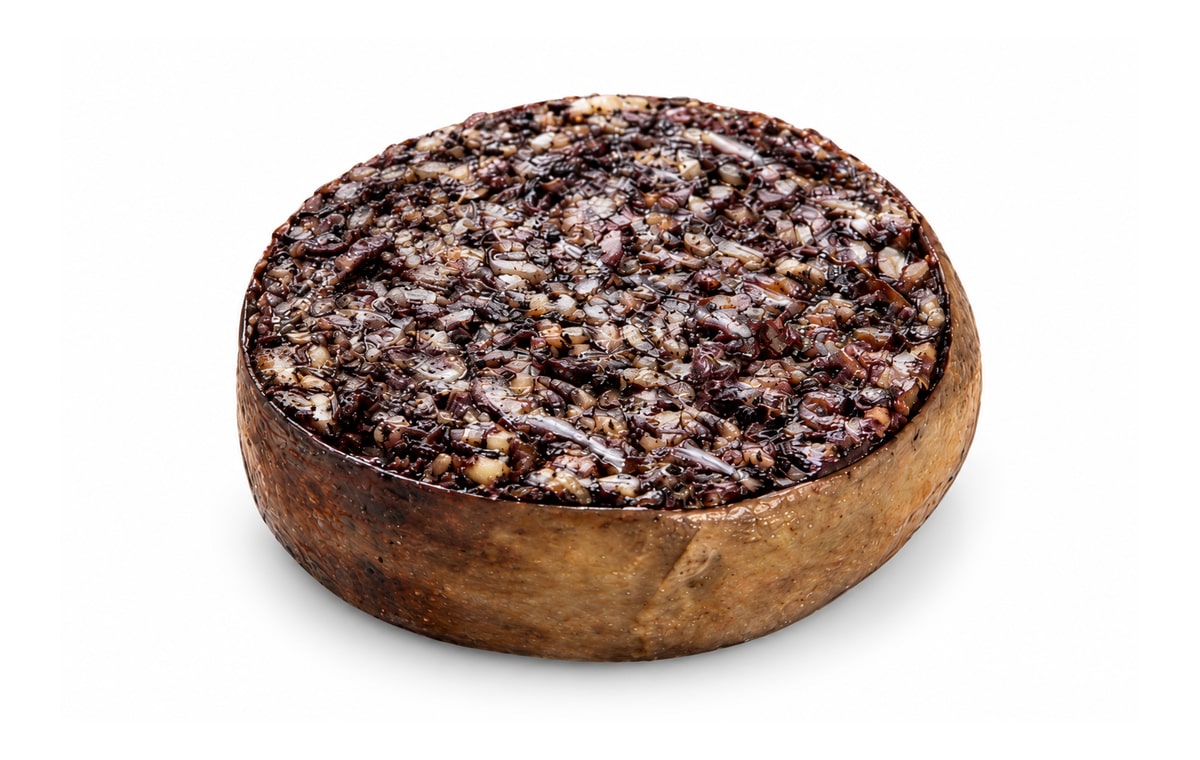 Morcilla de Burgos. Imagen ilustrativa retocada con IA