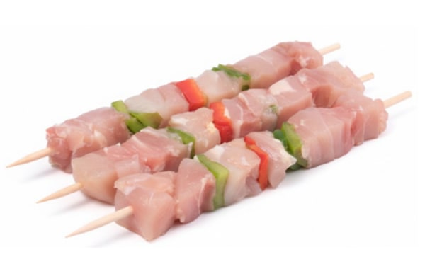Brocheta de pollo